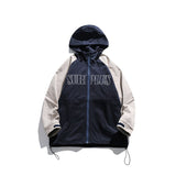 Unisex Jacket Retro Autumn Coat Loose Casual Hooded Jacket