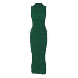 Women Dresses Summer Slim Hollow Sleeveless Dress