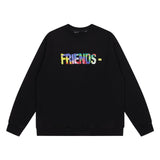 Vlone Sweatshirts Autumn and Winter Colorful Letter Prints