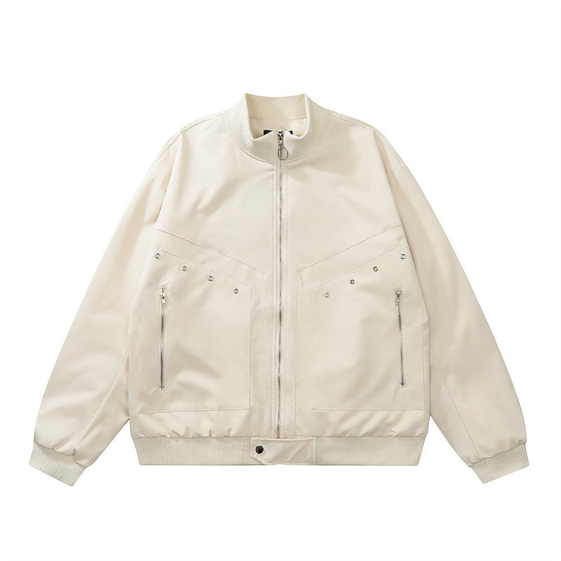 Men Jacket Coat Men's Loose Pilot Coat Autumn