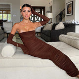 Women Dresses Summer Slim Fit Long Sleeve Slim Fit Dress
