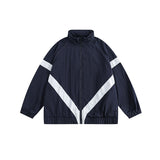 Unisex Jacket Retro Loose Exercise Hooded Coat Men's and Women's Stand Collar Jacket Top