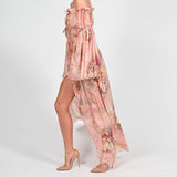 Women Dresses Sexy Dress Bell Sleeve Dress (Zns0409)