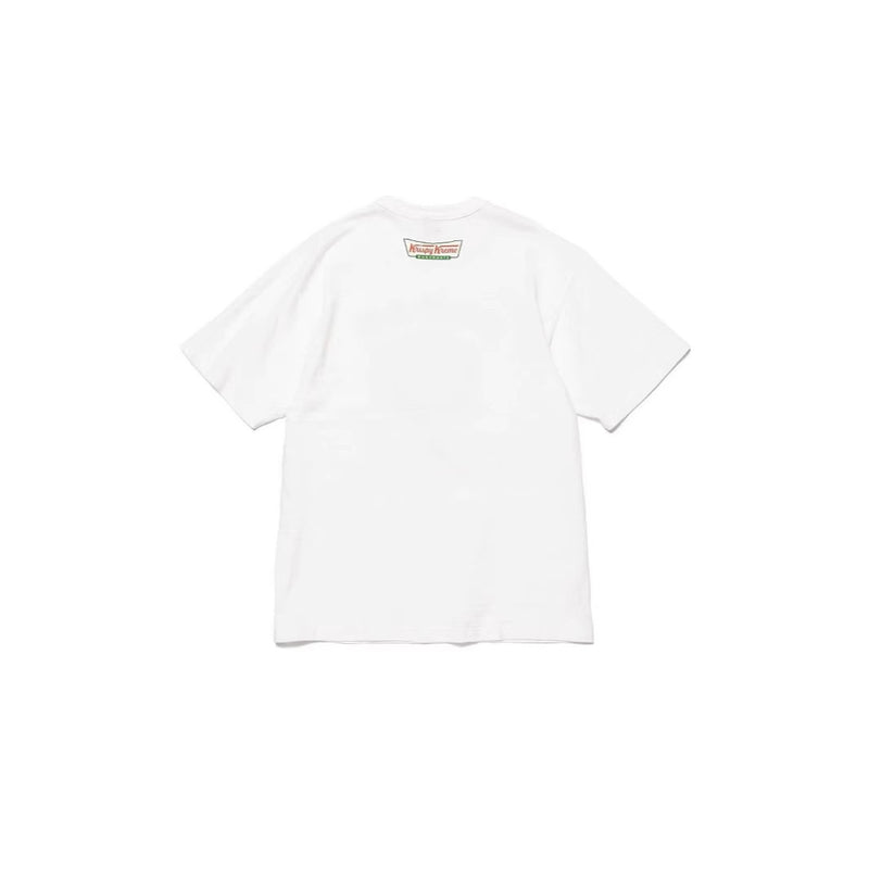 Men T-shirts Donut Print Crew Neck Short Sleeve Loose Casual T-Shirt