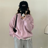 Women Knitted Cardigan Hooded Knit Cardigan Autumn Sweater Coat