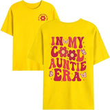 in My Cool Aunt Era Shirt, Cool Aunt Shirt Auntie Tshirt