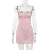 Women Dresses Spring Dress Elegant Embroidery Dress