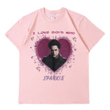 Twilight Saga Edward Cullen T Shirt Robert Pattinson Print