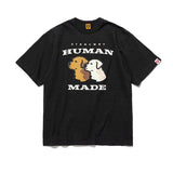 Men T-shirts Human made Labrador Short Sleeve T-Shirt Loose
