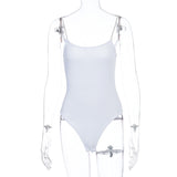 Women Jumpsuit Spring and Summer Sleeveless Sexy Suspenders Backless Bodysuit