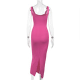 Women Dresses Summer Slim-Fit Sheath Dress Sling Dress