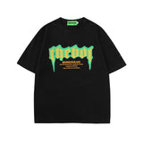 Men T Shirt Letter Print Couple Short Sleeve T-shirt