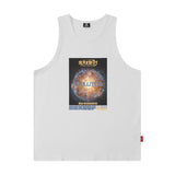 Men Vest Sports Sleeveless T-shirt Oversize Basketball Vest