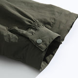 Unisex Winter Cotton Coat Lapel Shirt Cotton Coat Retro Warm Workwear Cotton Coat