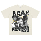 Asap Rocky T Shirts ASAP Rocky HIPHOP Hip Hop Short Sleeves