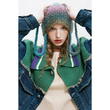 Unisex Jacket Lapel Denim Jacket