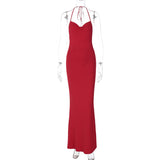 Women Dresses Spring Sexy Hollow Backless Dress
