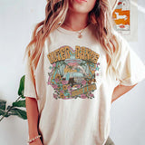 Casual Oversized Tee Surfing Outer Banks Graphic Tops Womens