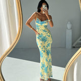 Women Dresses Sexy Suspenders Backless Dress