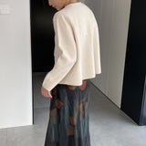 Women Cardigan Sweater Double Breasted Vintage Autumn Cardigan Long Sleeve Sweater Coat Q730