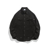 Unisex Jacket Loose Multi-Pocket Workwear Jacket