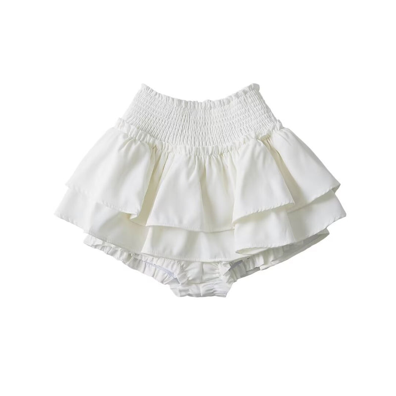 Women Skirt Summer High Waist Elastic Skirt