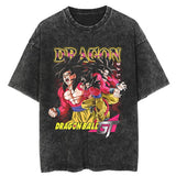 2024Men Streetwear Vintage Oversized T Shirt Japanese