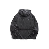 Unisex Jacket Shell Jacket Men's and Women's Loose Hooded Coat Mechanical Style Jacket