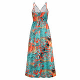 Women Date Dress Summer Bohemian Strap Dress