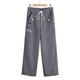 Women Sweatpants Spring Wide Leg Casual Trousers