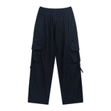 Men Sweatpants Cargo Pants Men Casual Loose Pockets Wide Leg Straight Sports Tactical Pants