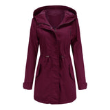 Women Trench Coat Anorak Women Spring and Autumn Coat Loose