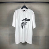 Men T-shirts Summer Paris Transfiguration Letter Print Short Sleeve Short Sleeve T-Shirt