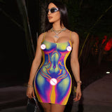 Women Dresses Spring Sexy Backless Slim Fit Sling Dress