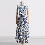 Women Dresses Spring Ruffled Tiered Dress Dress (Qymy0409)