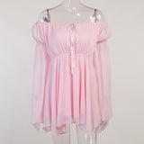 Women Dresses Chiffon Loose Dress Suit Skirt