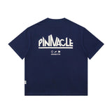 Men T Shirt Foam Printed Letters T-shirt Summer Men's Short Sleeve Loose Hiphop Half Sleeve