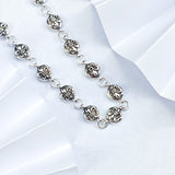 Chrome Hearts Necklace Cross Ball Men's and Women's Rough