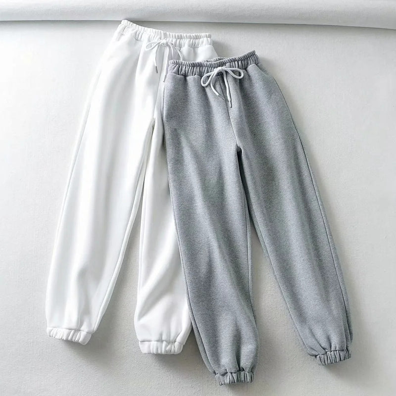 Women Sweatpants Casual Sweatpants High Waist Elastic Sweatpants