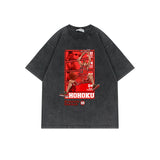 SLAM DUNK T-shirt anime old washed cotton short-sleeved top