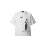 Mens T-shirts 25SS Saints, Tupac 2pac Printed Vintage Short Sleeves
