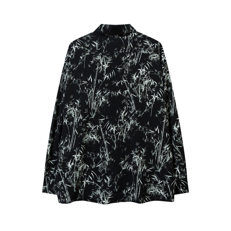 Unisex Vintage Shirt Long Sleeve Shirt Jacket Men