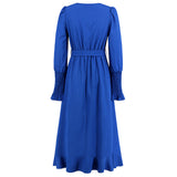 Women Date Dress V-neck Dress Formal Dress