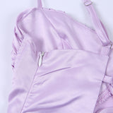 Women Dresses Spring and Summer Sleeveless Sexy Sling Slim Fit Dress (Bla0420)