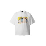 Mens T-shirts Saint Moom Sailor Moon Two Dimensional Vintage Short Sleeve T-Shirt