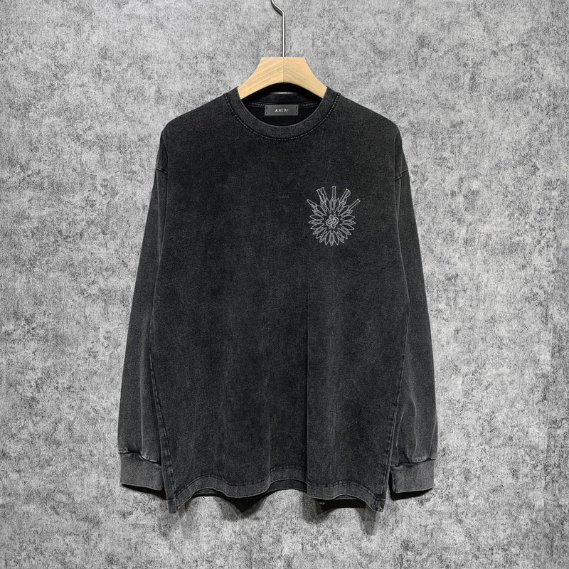 Amiri Long-Sleeve Shirt Vintage Long Sleeve T-shirt