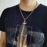 Chrome Hearts Necklace Vintage Cross Chain for Men and Women