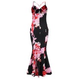 Women Date Dress Summer Sexy Slim Strap Fishtail Skirt