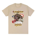 Losers Quit Gambling Meme Graphic T Shirt Men's Vintage