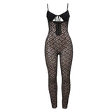 Women Tops Spring Sexy Jumpsuit Lace Jumpsuit